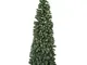 Vacchetti Giuseppe Albero di Natale Monte Vettore Slim Verde 653 Rami A Incastro, cm 180