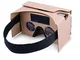 google di realtà virtuale 3d cuffie occhiali, diy cartone compatibile con 3-6inch schermo...