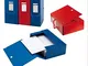 Sei Rota 68002012 Cartelle Porta Documenti e Progetti, Dorso 20 cm, Rosso
