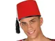 Atosa -58854 Cappello Fez Arabo, Colore Rosso, Unico (58854, Colore/Modello Assortito