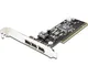 Digitus DS33203 Scheda PCI FireWire 2 Porte Esterne 6 Poli e 1, 4 Poli e 1 Interna 6 Poli