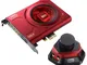 Creative Sound Blaster Zx Scheda Audio Interna PCI-Express con Audio Control Module, Rosso