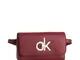 Calvin Klein Re-lock Waistbag - Borse a tracolla Donna, Rosso (Barn Red), 1x1x1 cm (W x H...