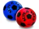 Mondo Toys  - Pallone da Calcio  SUPERTELE - per bambina/bambino - colore rosso/bianco/gia...