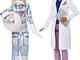 Barbie- Bambole Astronauta e Ingegnere Aerospaziale, FCP65