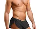 Muscle Alive Uomo Estremo Maglia Pantaloncini con Grande Diviso Lati Intimo Boxers Slip Sh...