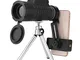 Zunate Telescopio monoculare 60x50 - Portable HD Cannocchiale Ottico Prisma Telescope per...