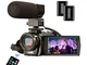 Videocamera MELCAM Fotocamera Digitale Full HD 1080P 30FPS 24MP Schermo LCD 3 Pollici Ruot...