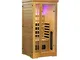 Lee 54069 ADKINC Sauna a infrarossi, Sauna Interna per Spa Personale con Suono 3D, generat...