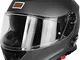 Origine Helmets 204271723600006 Delta Solid Matt Casco Apribile con Bluetooth Integrato, T...