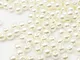 Perle Bianche, 1450 Pezzi Perle Artificiali Rotonde, Perline Decorative da 6 mm, Perla per...