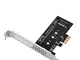 MZHOU M.2 SSD M Key Adattatore Scheda NVME PCIe 3.0 x1 con Staffa a Profilo Basso e Pieno...