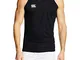 Canterbury, VapoDri Training Singlet, Canottiera, Uomo, Nero, L