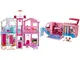 Barbie La Casa Di Malibu Per Bambole Con Accessori E Colori Vivaci, Giocattolo Per Bambini...