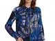 Desigual Blusa Donna con Stampa Mandala Galactic Multicolor (M)