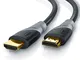 CSL - Cavo HDMI 4k da 1m - HDR 2.0 ab - HDCP 2.2 HFR Arc Ethernet CEC - Fino a 4K 60Hz - P...