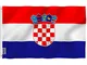 Anley Fly Breeze 3x5 Piedi Bandiera Croazia - Colore Vivido e Resistente Ai Raggi UV - Tes...