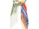 Desigual Rectangle Foulard Clio Woman White Sciarpa, Bianco (Crudo V 1002), Taglia unica D...