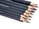 14Pcs Studenti Pittura Strumento 6H-12B Professionale Arte Schizzo Disegno Matita Set - Ne...