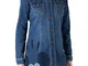 Desigual Vest_Mickey Pat Abito Casual, Blu, S Donna