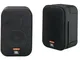 JBL Control One - Coppia di diffusori a due vie con woofer da 100 mm (4"), Cromato, Nero