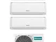 Climatizzatore Trial Split 9+9+12 Btu, Inverter, Wi-Fi, Gas R32 - Hisense Energy Pro