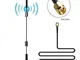 COVVY Antenna magnetica a doppia banda 12 DB Omnidirezionale 2.4G 5G/5.8G Antenna frusta -...