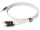 Real Cable-J35M2M/3M00-Cavo Jack Stereo 3 m, colore: bianco