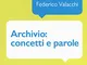 Archivio: concetti e parole