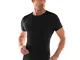 Liabel 3 t-Shirt Corpo Uomo Cotone Elasticizzato Mezza Manica Girocollo 03858/P23 (5/L, Ne...