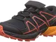 SALOMON Speedcross CSWP K, Scarpe da Trail Running Bambini, Nero/Arancione (Black/Tangelo/...