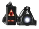 Welltop Running Light Lamp, LED Light Chest USB ricaricabile Body Lamp 3 modalità con fana...