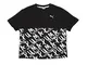 Puma Alpha Graphic G Tee, Maglietta Bambina, Nero (Black), 140