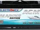 Batteria AGM 110AH Electronicx Marine Edition barca nave fornitura batteria 12V batteria p...