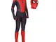 JUFENG New Adult Kids Spider-Man 2019 Costume di Halloween Tuta 3D Stampa Spandex Lycra Sp...