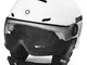 Briko (ZIOIO) Stromboli Visor Photo, Helmets Unisex – Adulto, 920MATT Shiny White, S