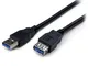Startech.Com Cavo di Prolunga USB 3.0 Superspeed da 1.8 M a ad a Nero, M/F