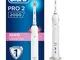 Oral-B Pro 2 2000 Spazzolino Elettrico Ricaricabile, Manico Bianco, 1 Testina Sensi UltraT...