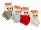 BABY SOCKS 12 Paia Calze Calzini Neonato Bimbo Bambino in Cotone Tinta Unita - Modello Cor...