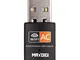 Dongle WiFi, AC600 802.11ac Dual Band 5 GHz 600 Mbps Mini Adattatore di Rete Wireless USB...