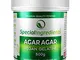 Agar Agar In Polvere 500 g qualità premium (Etichette ed istruzioni in italiano) - senza O...