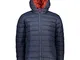 CMP Man Jacket Zip Hood Art.39z0257 (58, Blue Melange)