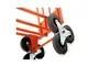 GIERRE GE050 - Carretilla pala abatible y 3 ruedas macizas (250 kg)