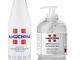 AMUCHINA SET SOLUZIONE DISINFETTANTE CONCENTRATA 1LT più GEL XGERM DISINFETTANTE MANI 500M...