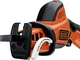 BLACK+DECKER GKC108X-QW Sega da Giardino a Batteria Litio 10.8 V + 2 Lame di Ricambio