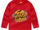 T-Shirt Per Bambini Con Stampa Pipistrello,Pullover Felpa Manica Lunga Girocollo,VRTYOC Sw...