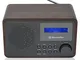 Roadstar HRA-700D+/WD Radio Portatile Vintage Digitale Dab/Dab+ / FM Funziona in rete o a...