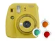 Fujifilm instax mini 9 Yellow Fotocamera per Stampe, Formato 62 x 46 mm, Giallo