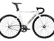 FabricBike AERO - Fixed Gear Bicicletta, Single Speed Fixie Completa mozzo, Telaio in Allu...