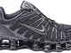 Nike Shox TL Men's Shoe, Scarpe da Corsa Uomo, Black Black Mtlc Hematite Max Orange, 46 EU